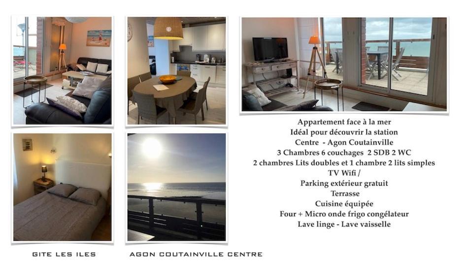 Les Iles Vue Sur Mer Agon-Coutainville Exterior foto
